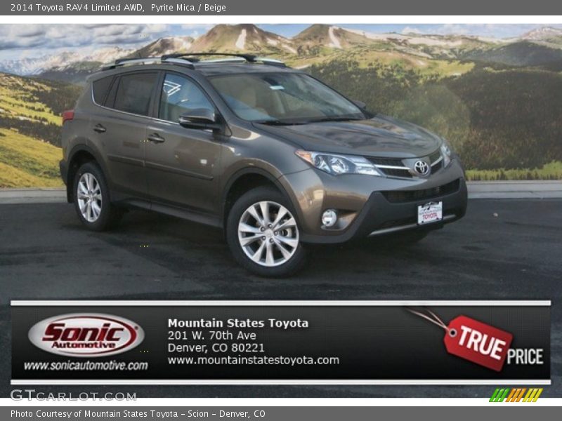 Pyrite Mica / Beige 2014 Toyota RAV4 Limited AWD