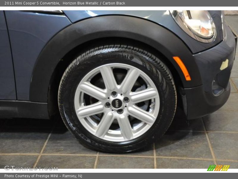 Horizon Blue Metallic / Carbon Black 2011 Mini Cooper S Convertible