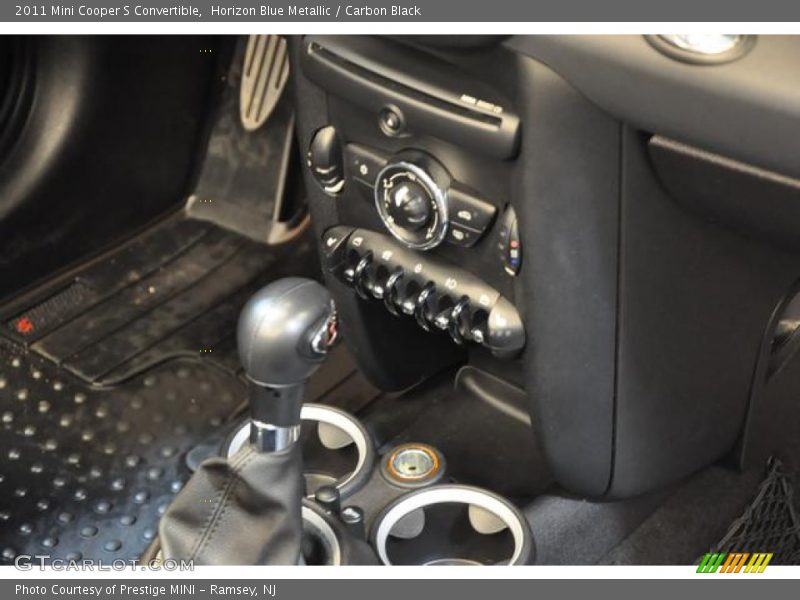 Horizon Blue Metallic / Carbon Black 2011 Mini Cooper S Convertible