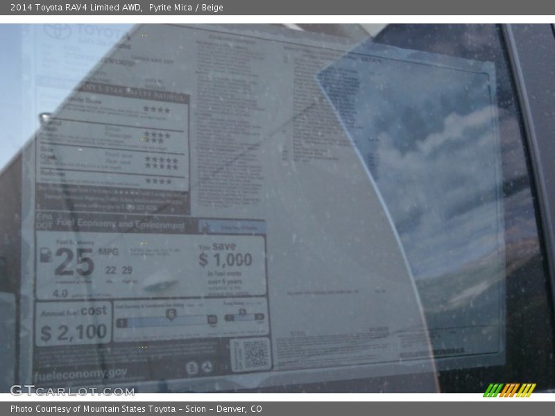 Pyrite Mica / Beige 2014 Toyota RAV4 Limited AWD