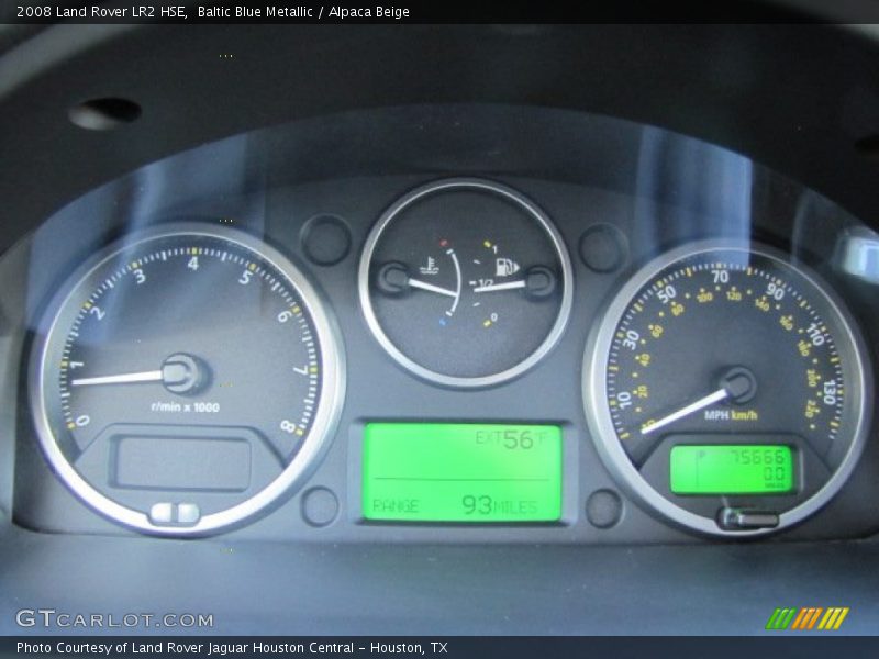  2008 LR2 HSE HSE Gauges
