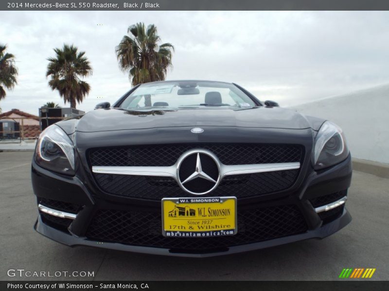 Black / Black 2014 Mercedes-Benz SL 550 Roadster