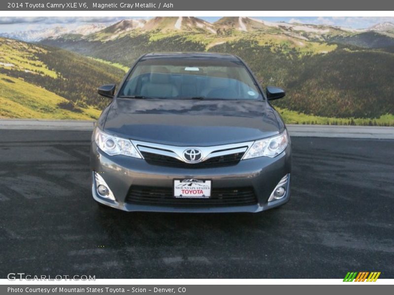 Magnetic Gray Metallic / Ash 2014 Toyota Camry XLE V6