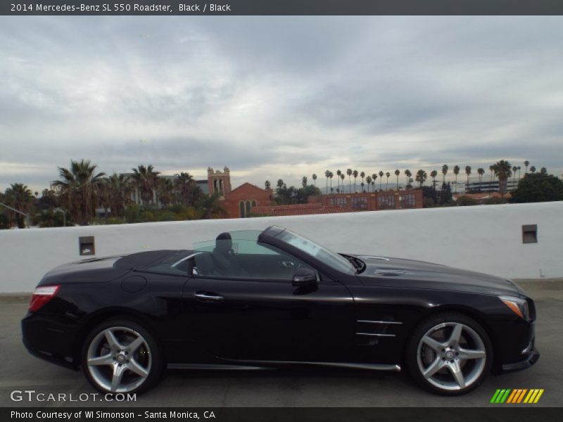 Black / Black 2014 Mercedes-Benz SL 550 Roadster