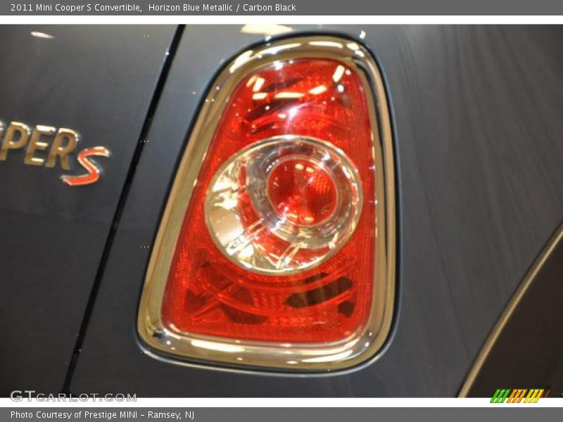 Horizon Blue Metallic / Carbon Black 2011 Mini Cooper S Convertible