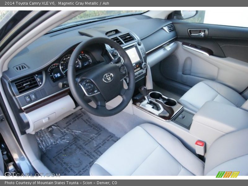 Magnetic Gray Metallic / Ash 2014 Toyota Camry XLE V6
