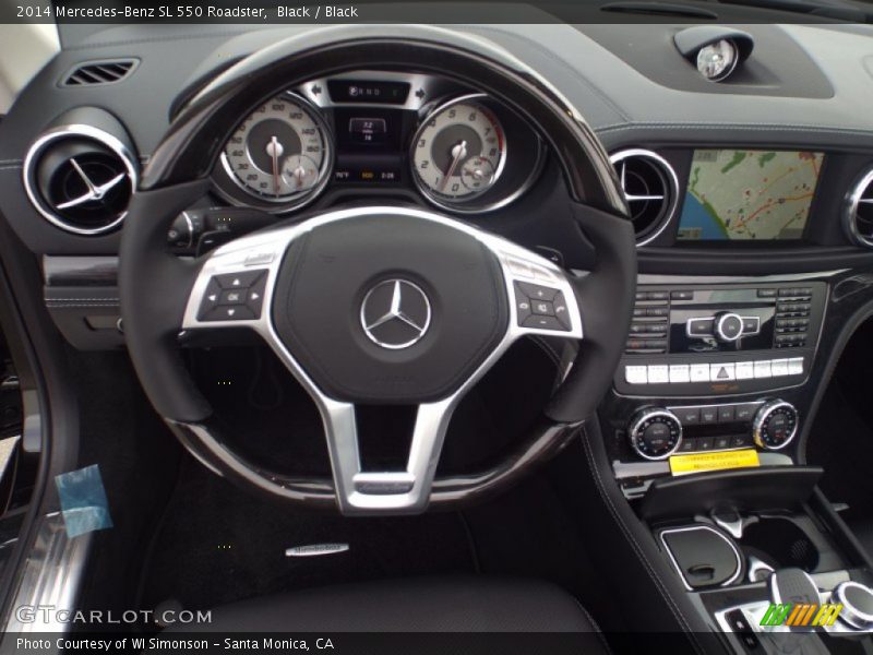 Black / Black 2014 Mercedes-Benz SL 550 Roadster