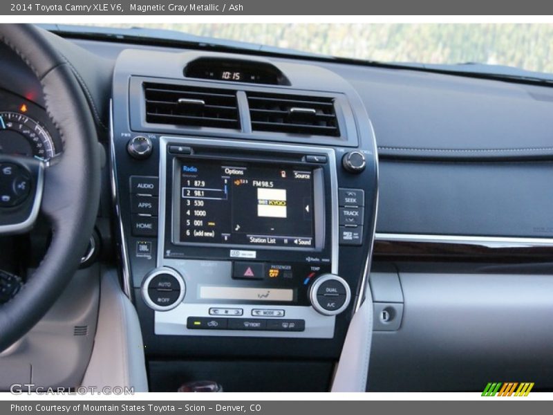Magnetic Gray Metallic / Ash 2014 Toyota Camry XLE V6