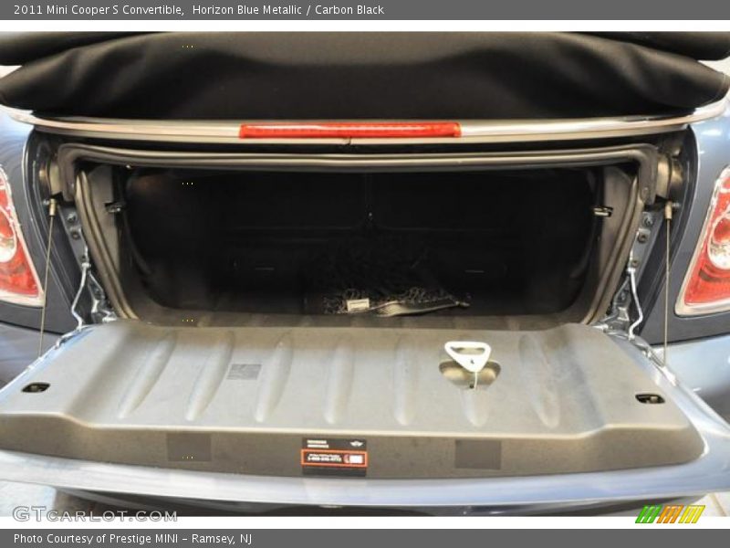 Horizon Blue Metallic / Carbon Black 2011 Mini Cooper S Convertible