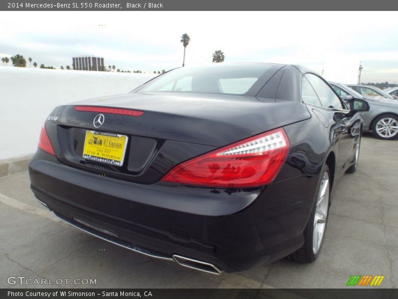 Black / Black 2014 Mercedes-Benz SL 550 Roadster