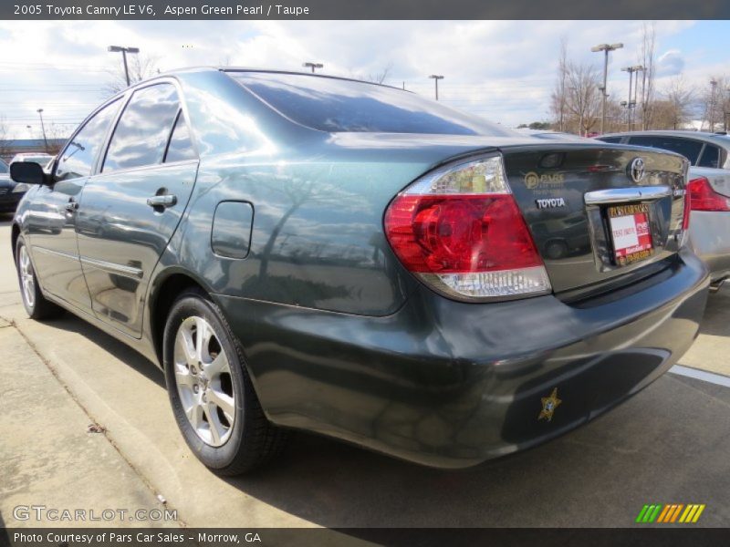 Aspen Green Pearl / Taupe 2005 Toyota Camry LE V6