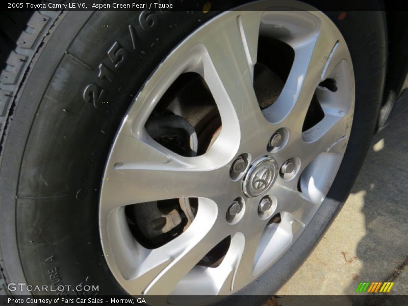 Aspen Green Pearl / Taupe 2005 Toyota Camry LE V6