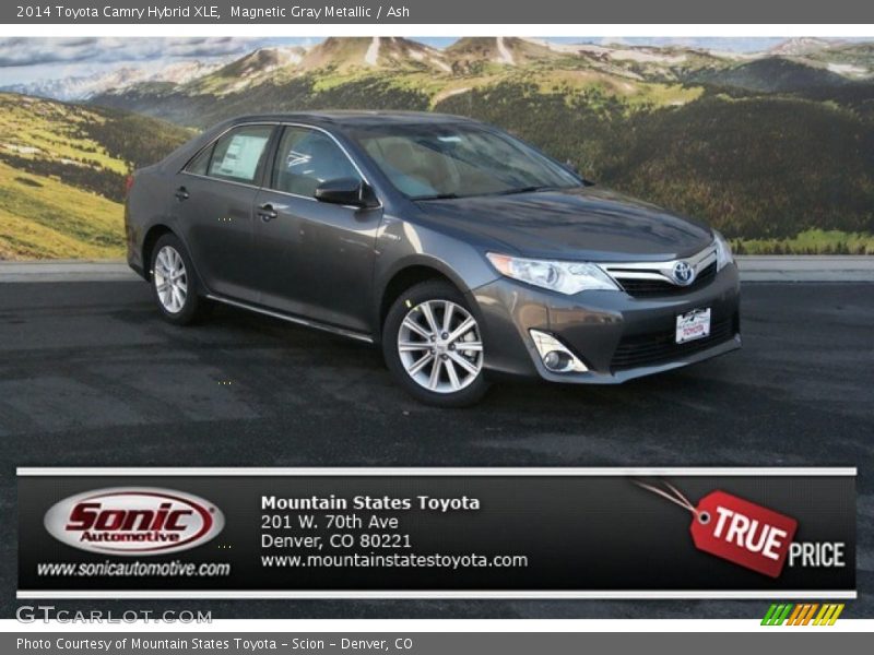 Magnetic Gray Metallic / Ash 2014 Toyota Camry Hybrid XLE