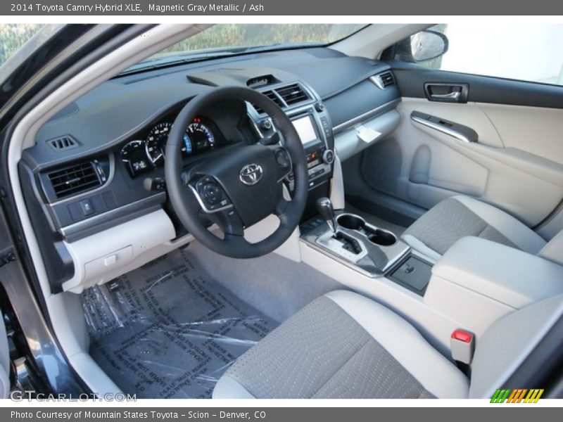 Magnetic Gray Metallic / Ash 2014 Toyota Camry Hybrid XLE