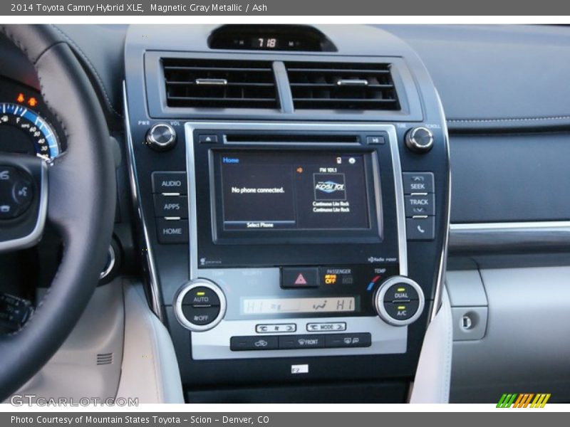 Magnetic Gray Metallic / Ash 2014 Toyota Camry Hybrid XLE