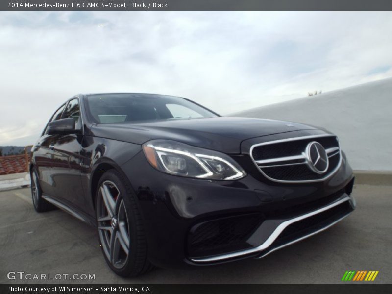 Black / Black 2014 Mercedes-Benz E 63 AMG S-Model