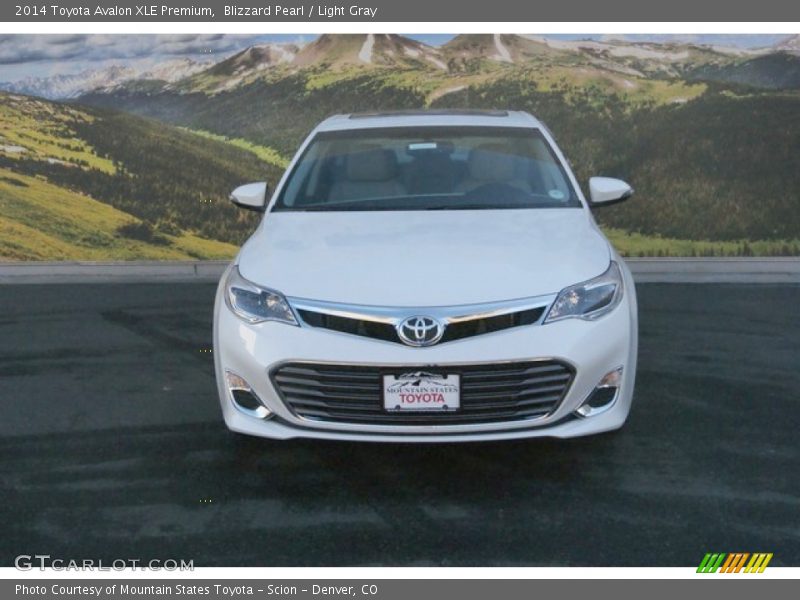 Blizzard Pearl / Light Gray 2014 Toyota Avalon XLE Premium