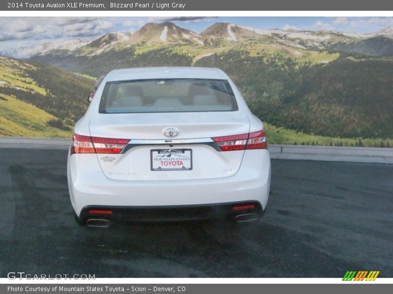 Blizzard Pearl / Light Gray 2014 Toyota Avalon XLE Premium