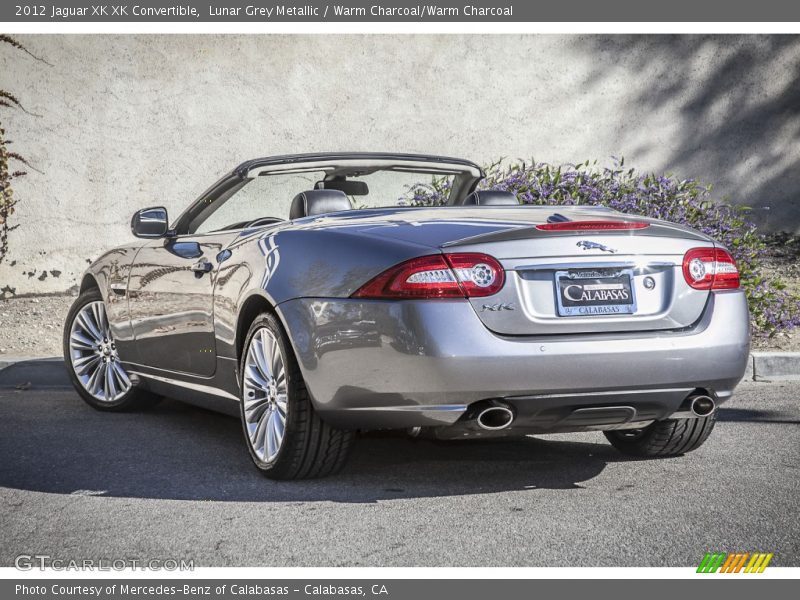 Lunar Grey Metallic / Warm Charcoal/Warm Charcoal 2012 Jaguar XK XK Convertible