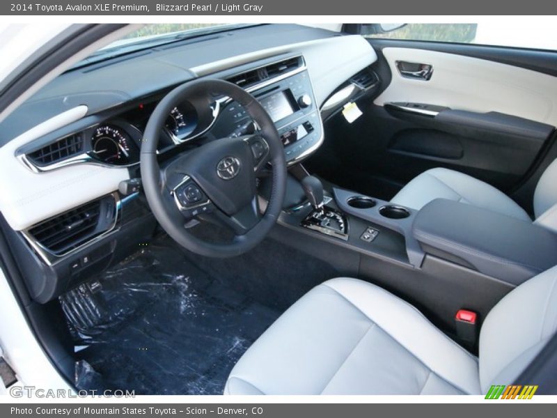 Blizzard Pearl / Light Gray 2014 Toyota Avalon XLE Premium