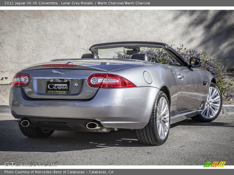 Lunar Grey Metallic / Warm Charcoal/Warm Charcoal 2012 Jaguar XK XK Convertible