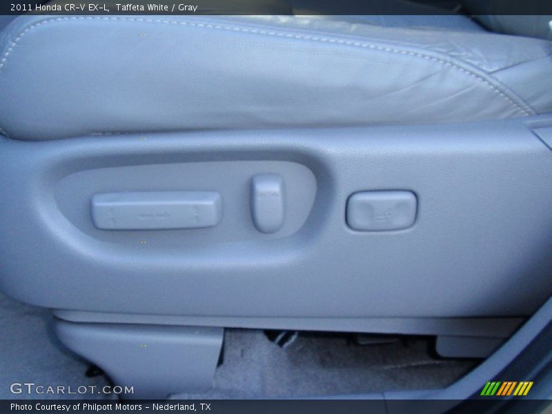 Taffeta White / Gray 2011 Honda CR-V EX-L