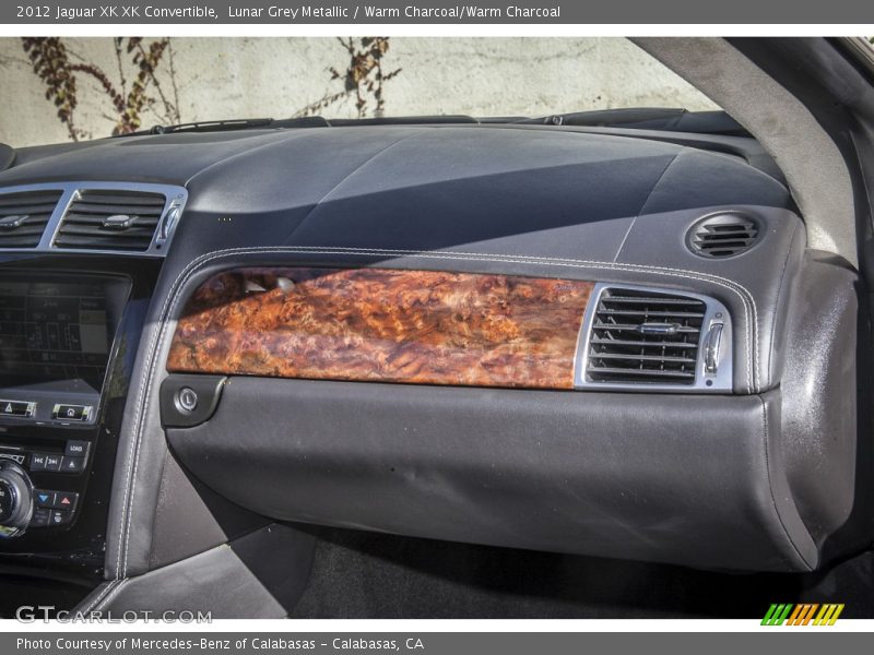 Lunar Grey Metallic / Warm Charcoal/Warm Charcoal 2012 Jaguar XK XK Convertible