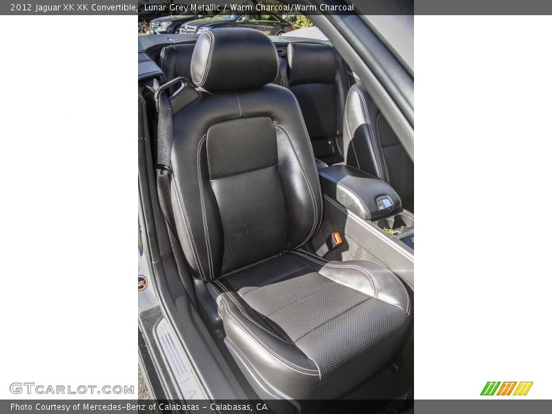 Lunar Grey Metallic / Warm Charcoal/Warm Charcoal 2012 Jaguar XK XK Convertible