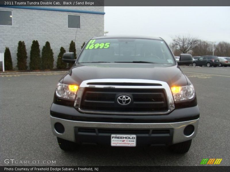 Black / Sand Beige 2011 Toyota Tundra Double Cab