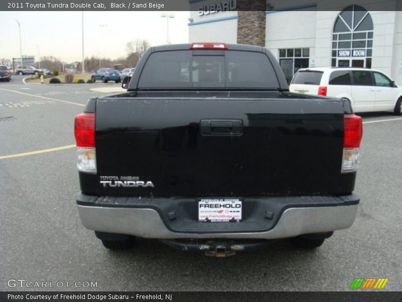 Black / Sand Beige 2011 Toyota Tundra Double Cab