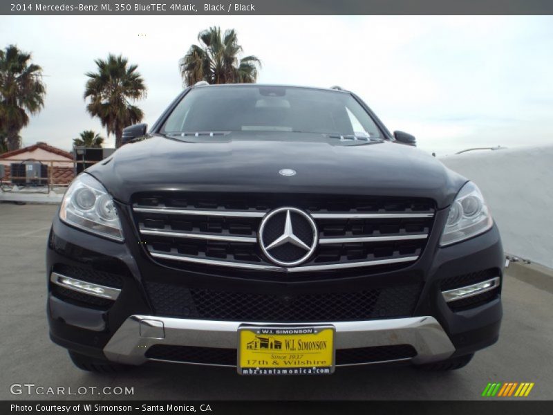 Black / Black 2014 Mercedes-Benz ML 350 BlueTEC 4Matic