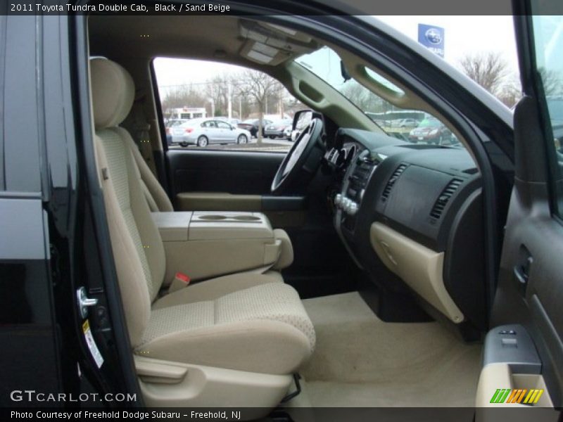 Black / Sand Beige 2011 Toyota Tundra Double Cab