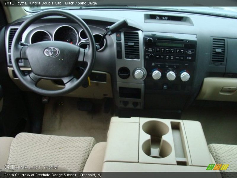 Black / Sand Beige 2011 Toyota Tundra Double Cab