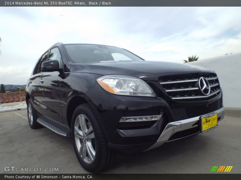 Black / Black 2014 Mercedes-Benz ML 350 BlueTEC 4Matic