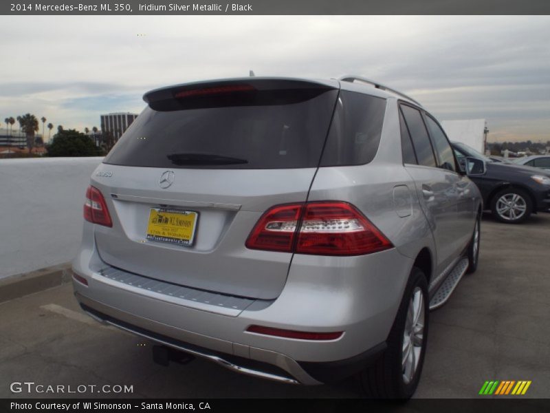 Iridium Silver Metallic / Black 2014 Mercedes-Benz ML 350