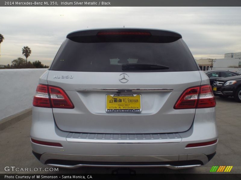 Iridium Silver Metallic / Black 2014 Mercedes-Benz ML 350