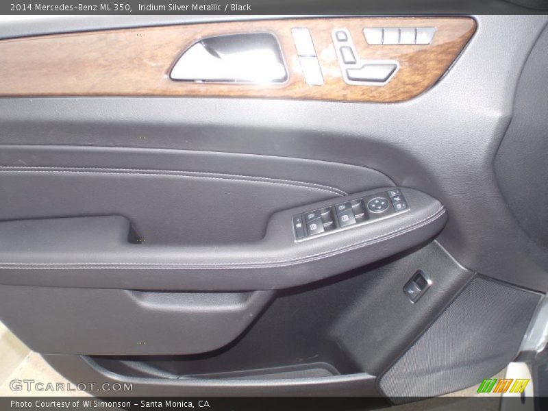 Iridium Silver Metallic / Black 2014 Mercedes-Benz ML 350