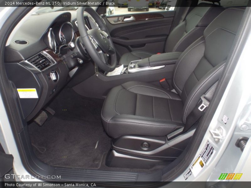 Iridium Silver Metallic / Black 2014 Mercedes-Benz ML 350