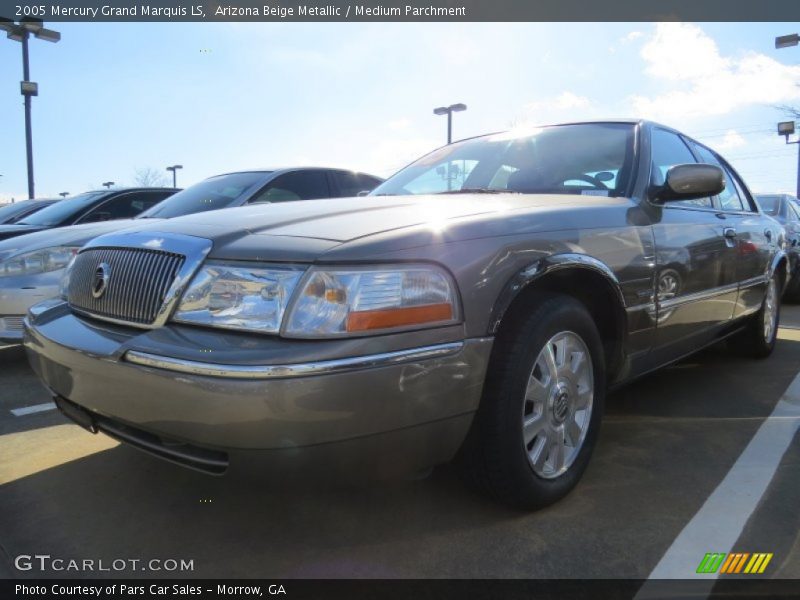 Arizona Beige Metallic / Medium Parchment 2005 Mercury Grand Marquis LS