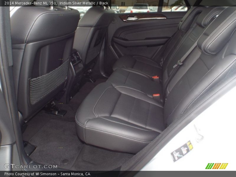 Iridium Silver Metallic / Black 2014 Mercedes-Benz ML 350