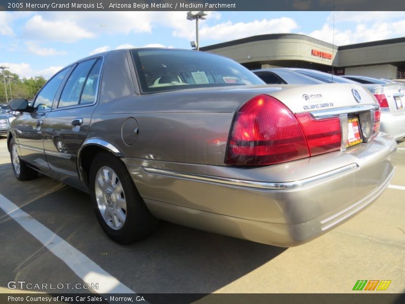 Arizona Beige Metallic / Medium Parchment 2005 Mercury Grand Marquis LS