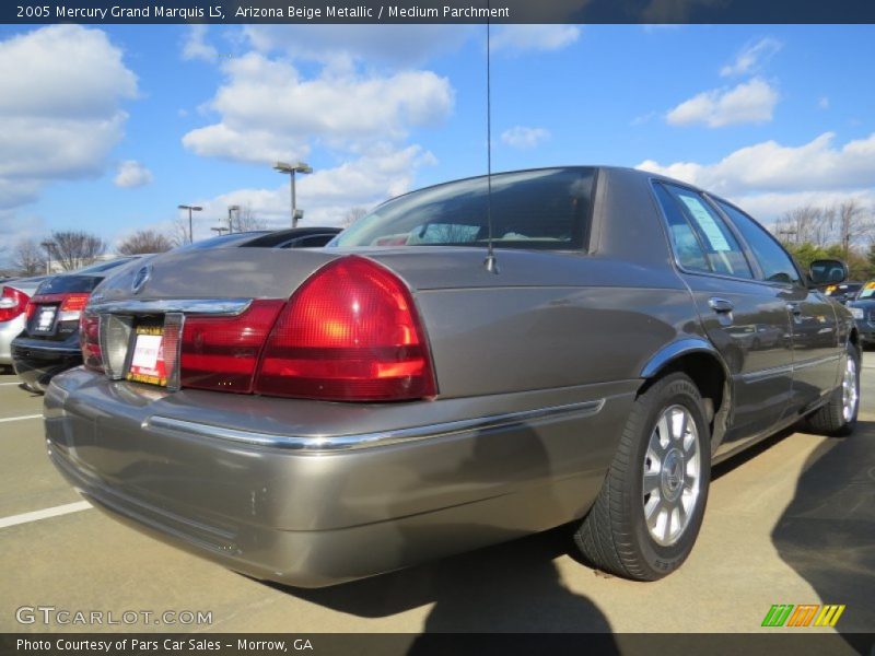 Arizona Beige Metallic / Medium Parchment 2005 Mercury Grand Marquis LS