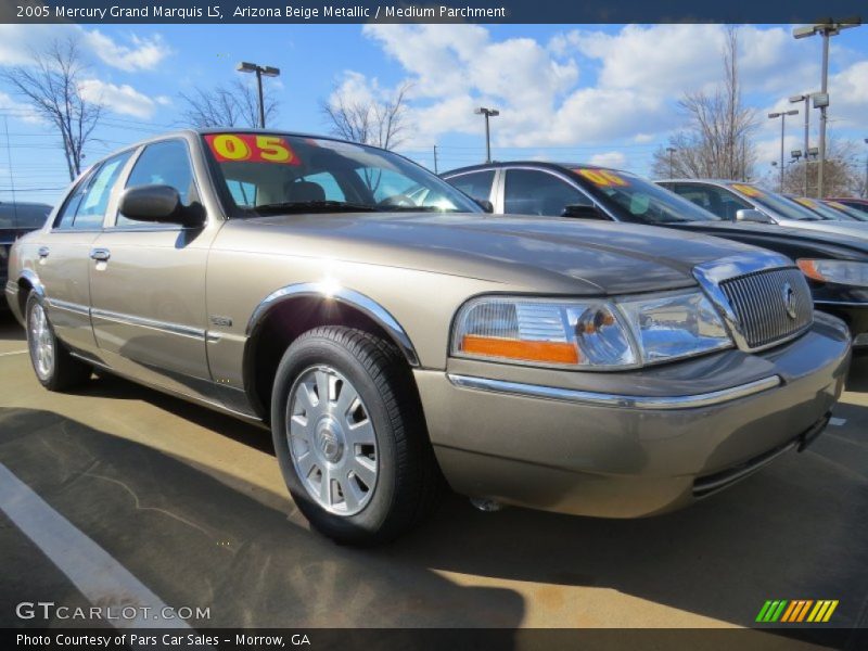 Arizona Beige Metallic / Medium Parchment 2005 Mercury Grand Marquis LS