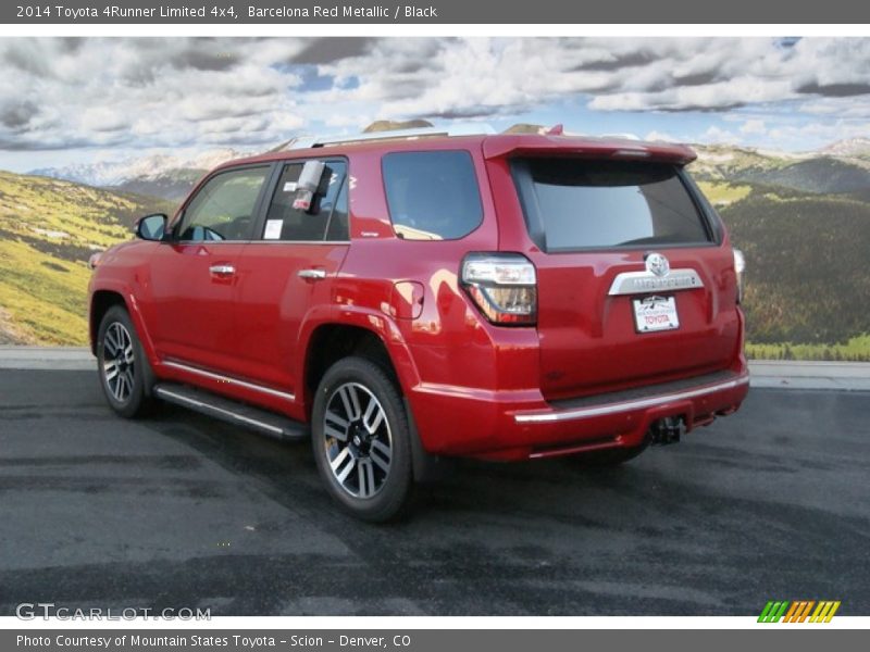 Barcelona Red Metallic / Black 2014 Toyota 4Runner Limited 4x4