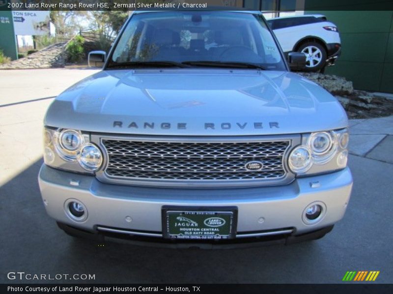 Zermatt Silver Metallic / Charcoal 2007 Land Rover Range Rover HSE