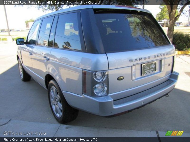 Zermatt Silver Metallic / Charcoal 2007 Land Rover Range Rover HSE