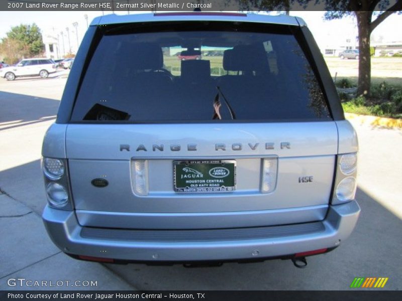 Zermatt Silver Metallic / Charcoal 2007 Land Rover Range Rover HSE
