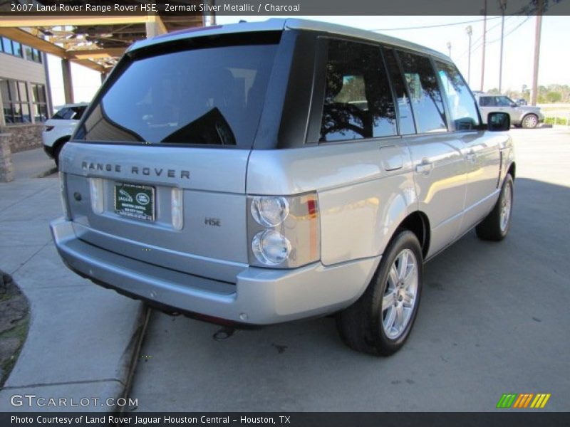 Zermatt Silver Metallic / Charcoal 2007 Land Rover Range Rover HSE