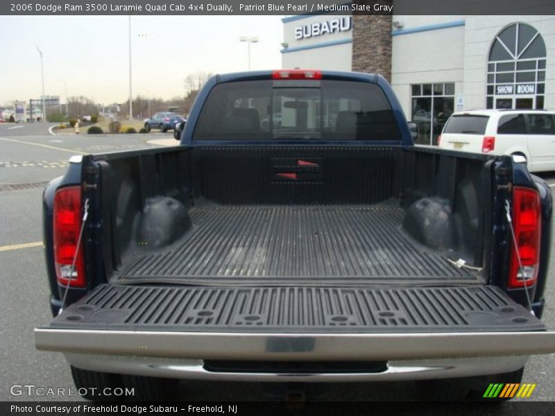 Patriot Blue Pearl / Medium Slate Gray 2006 Dodge Ram 3500 Laramie Quad Cab 4x4 Dually