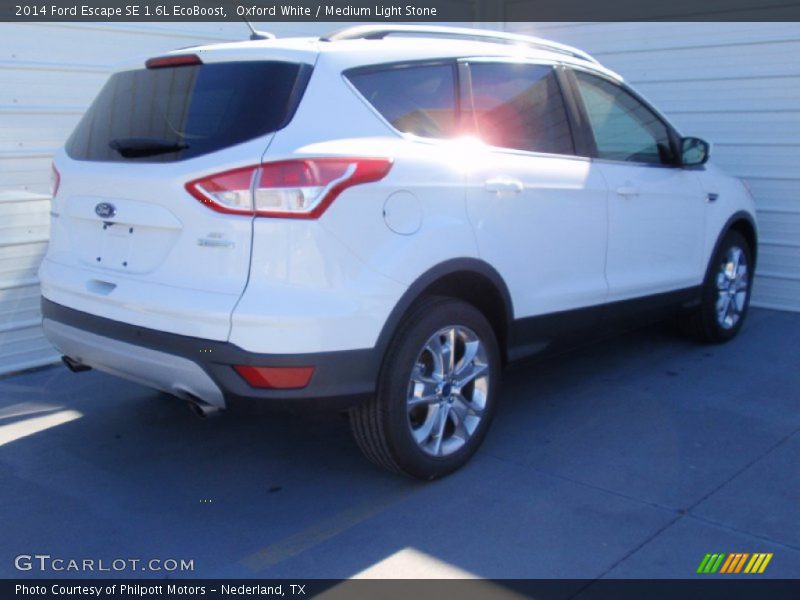 Oxford White / Medium Light Stone 2014 Ford Escape SE 1.6L EcoBoost